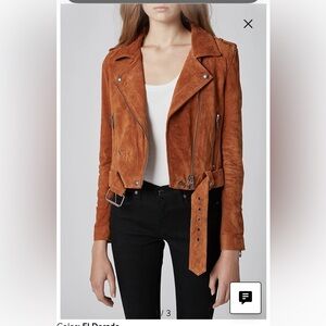 Blank NYC suede moto jacket